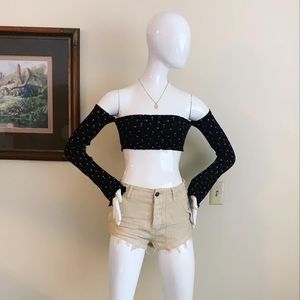 Out from under fool me once ribbed bra top